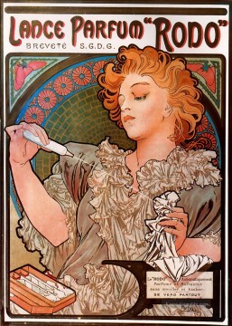  st - LanceParfum Rodo 1896 Tschechisch Jugendstil Alphonse Mucha